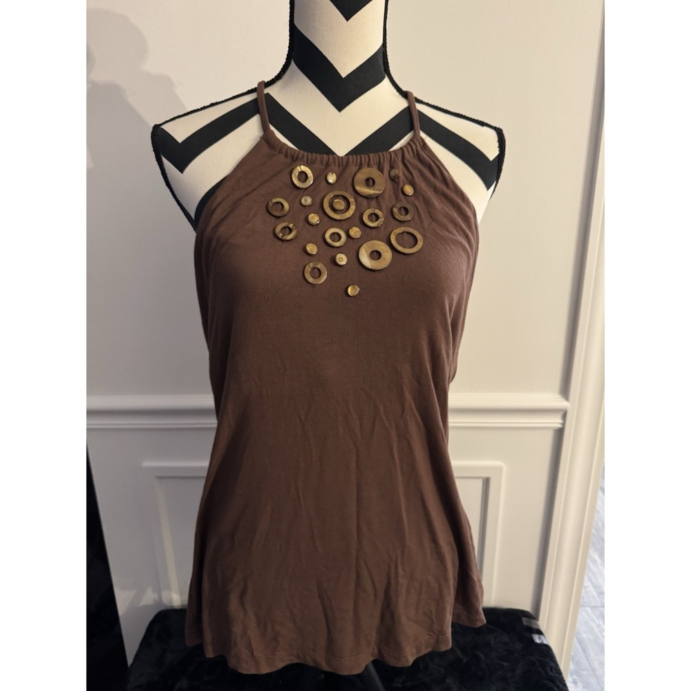 Vintage/Boho/ Festival/Nine West Halter Top Size X-Large